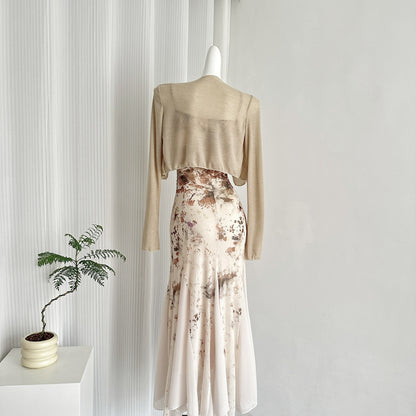 Sweet Mermaid 2 Piece Long Women Summer Holiday Holiday Dresses DP0022