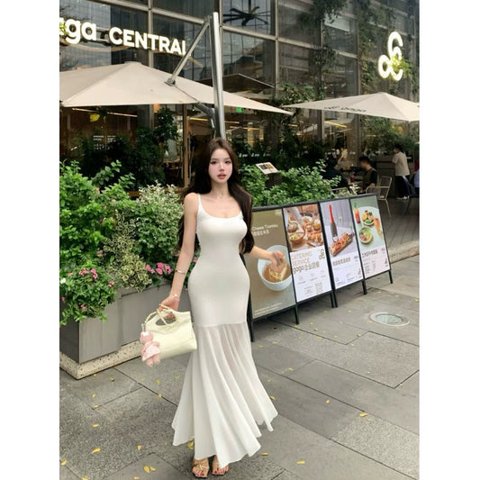 White  Women's Dress S696