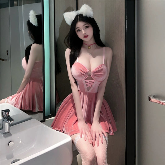 Pink Women's Dress S217