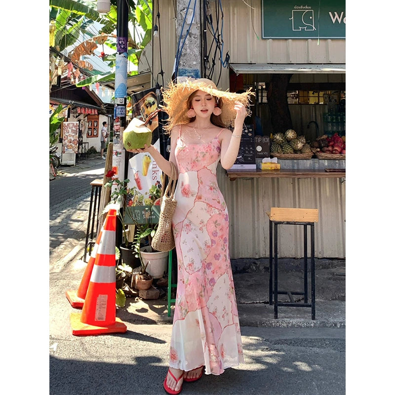 Robe rose pour femme S770