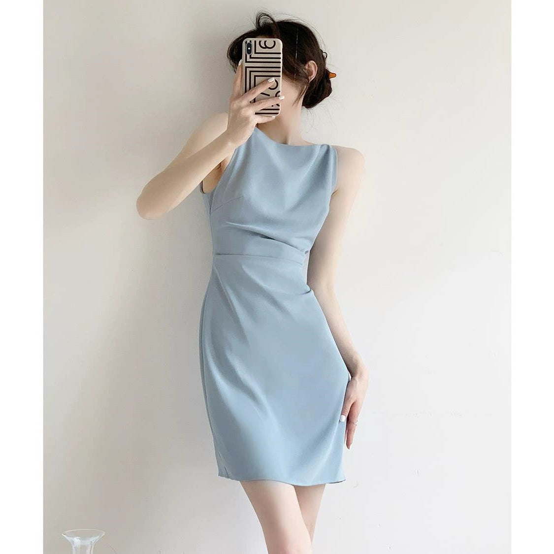 Blaue Damenkleider S940