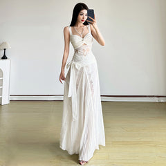 Robe blanche sexy S681