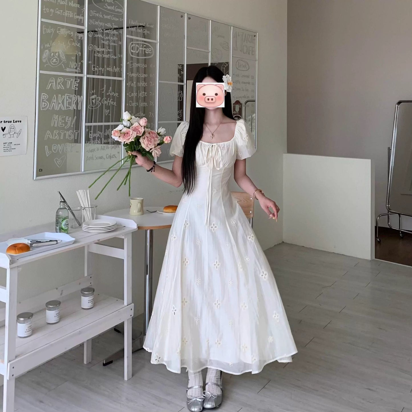 Sexy weißes Kleid S682