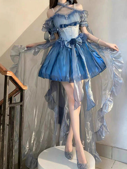 Sexy Ball Gown Off The Shoulder Short Sleeves 16th Birthday Dress Lolita Dress Birthday Outfits DP0216