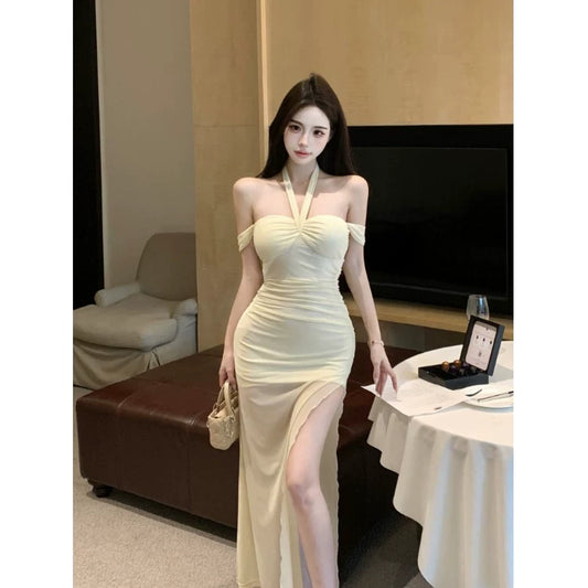 Blaues Damenkleid S101