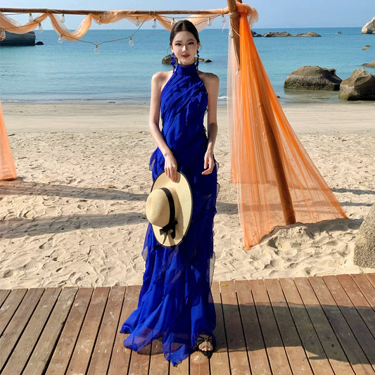 Blue Women’s Dress S915