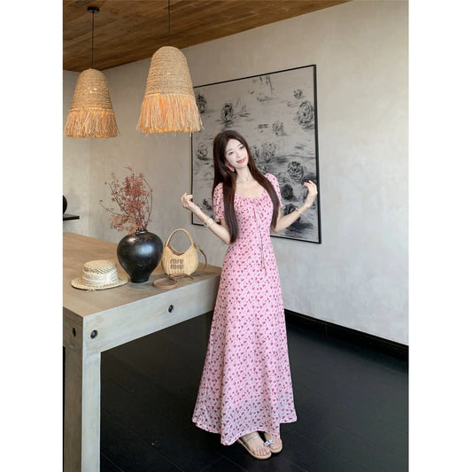 Blaues Damenkleid S101