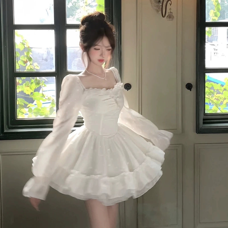 Robe blanche tendance S736