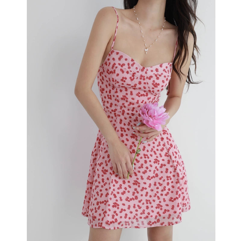 Robe florale sexy S679