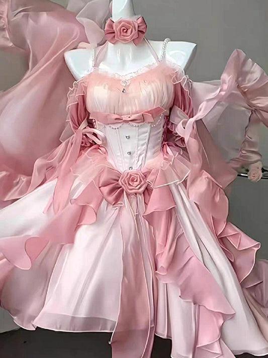 Sexy Ball Gown Off The Shoulder Short Sleeves 16th Birthday Dress Lolita Dress Birthday Outfits DP0216