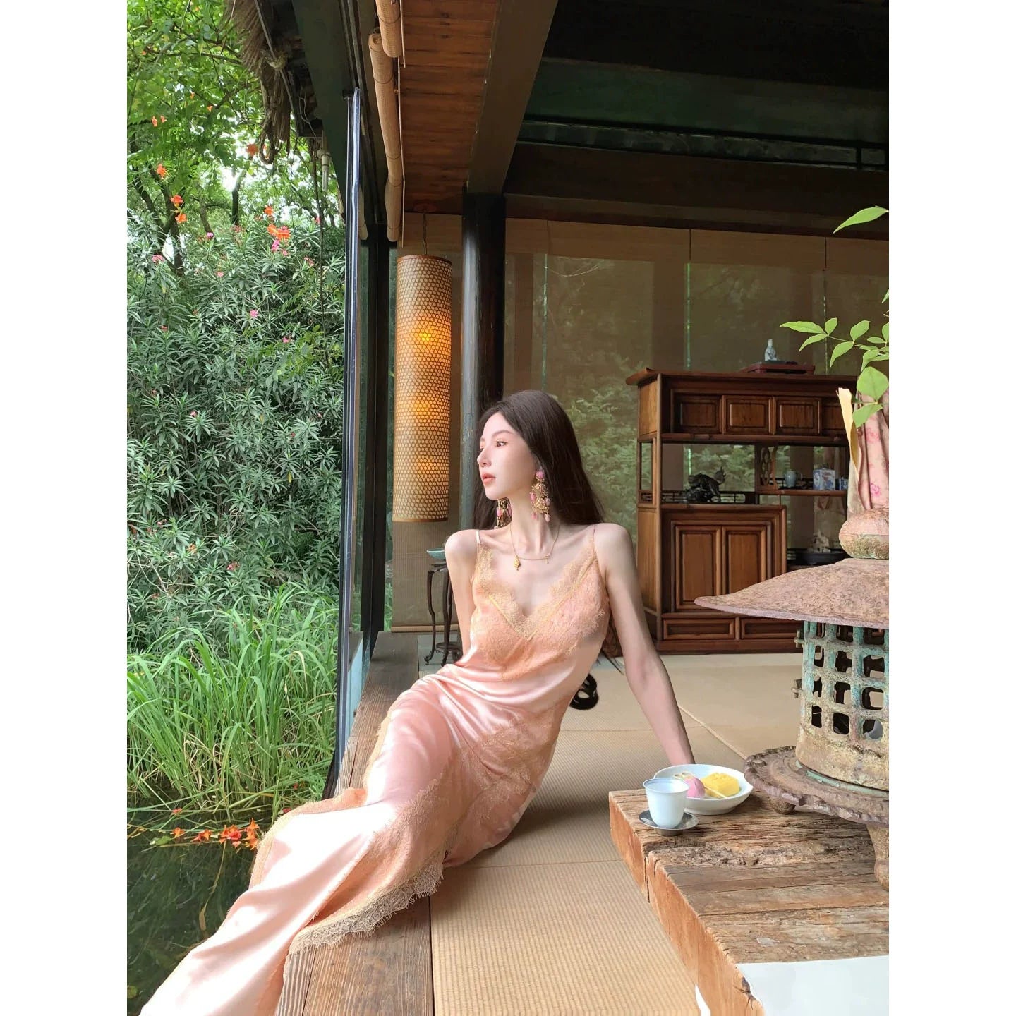 Pink Women's Dress S764