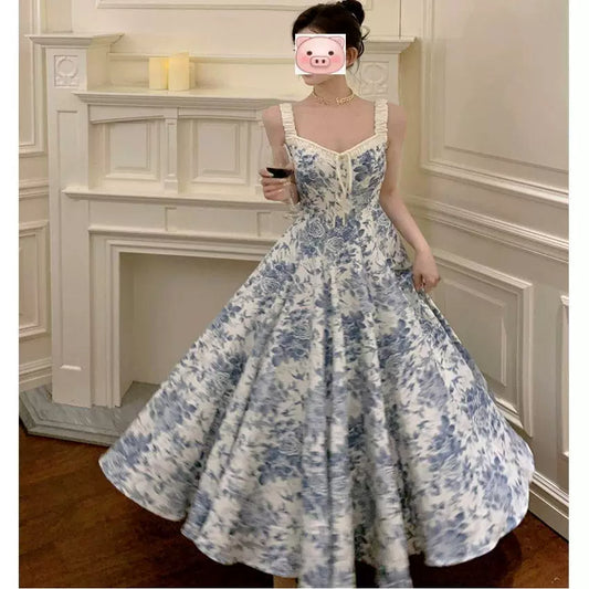 Fashion Blue Dress S1037