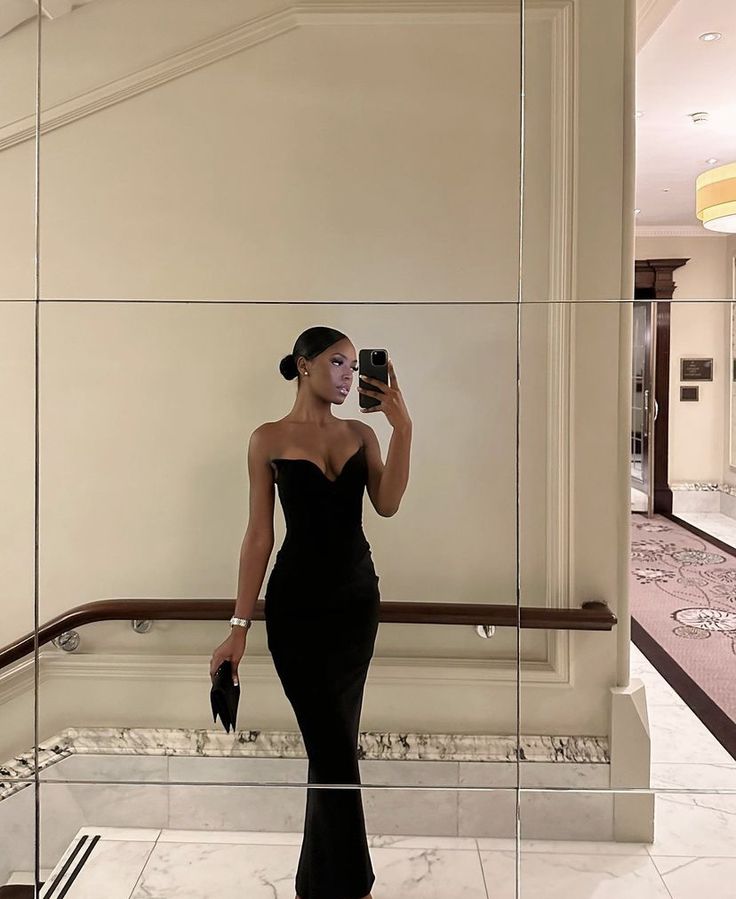 Pretty Mermaid Sweetheart Black Satin Long Prom Dresses Graduation Dress Evening Gowns D2593