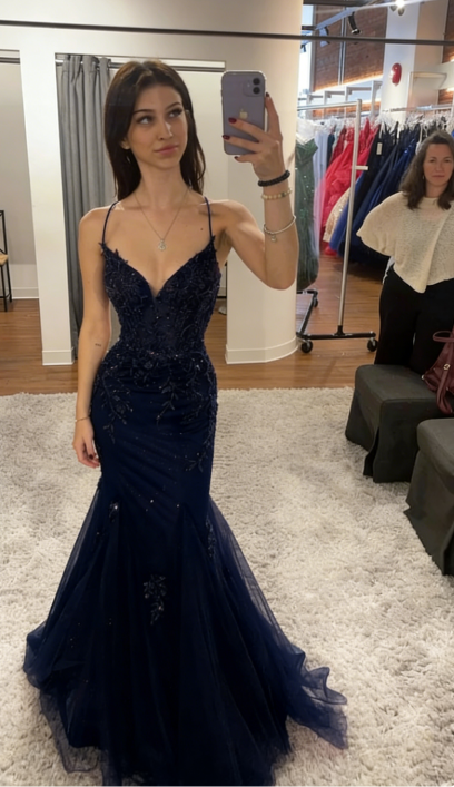 Robe de bal longue dos nu en tulle rouge, élégante, à bretelles sirène, tenue de soirée, d'anniversaire, de remise de diplôme, W0513