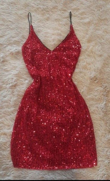 Pretty Sheath Spaghetti Straps Burgundy Sequin Summer 16th Birthday Dresses For Teens Hoco Dress Mini 18th Birthday Outfit Cocktail Dresses For Women W0564