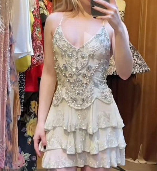 Robe de soirée vintage en mousseline de soie, coupe trapèze, bretelles spaghetti, tenue de soirée formelle pour le collège, pour les 18 ans, DH1080