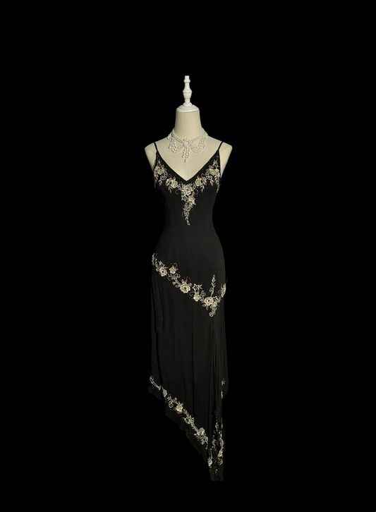 Vintage Sheath Spaghetti Straps 1950s Retro Classy Chiffon Prom Dresses Party Dress 21st Birthday Outfits Graduation Dresses W860