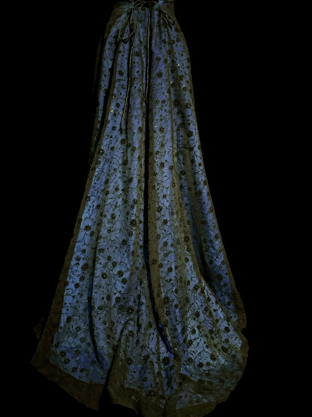 Robe de bal vintage trapèze à bretelles spaghetti, style rétro années 1950, en dentelle bleu marine, tenue de soirée pour 21e anniversaire, robe de remise de diplôme, W862
