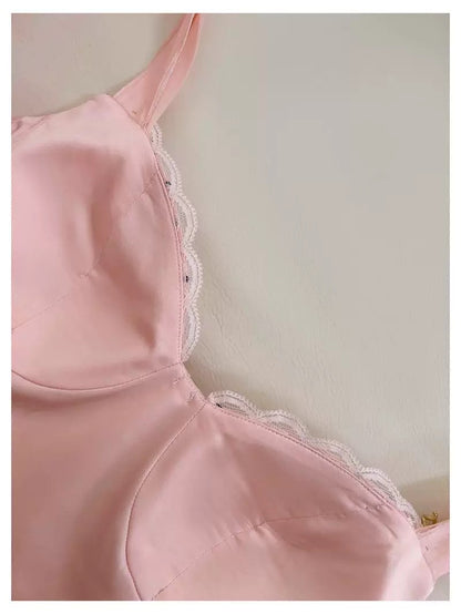 Pretty Ball Gown Sweetheart Sleeveless Satin Pink Summer 16th Birthday Dresses For Teens Hoco Dress Mini 18th Birthday Outfit Cocktail Dresses For Women W910