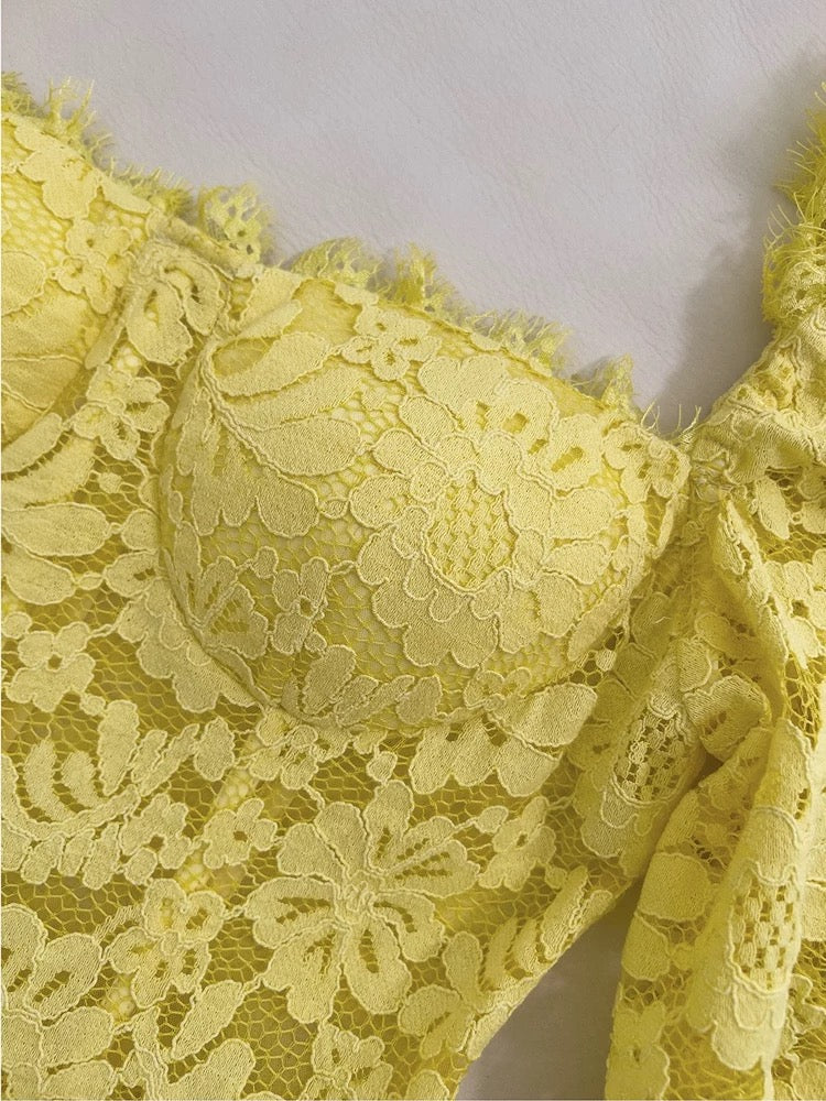 Elegant A line Sweetheart Lace Yellow Sleeveless Long Evening Party Gowns Evening Formal Dresses Prom Dress W957