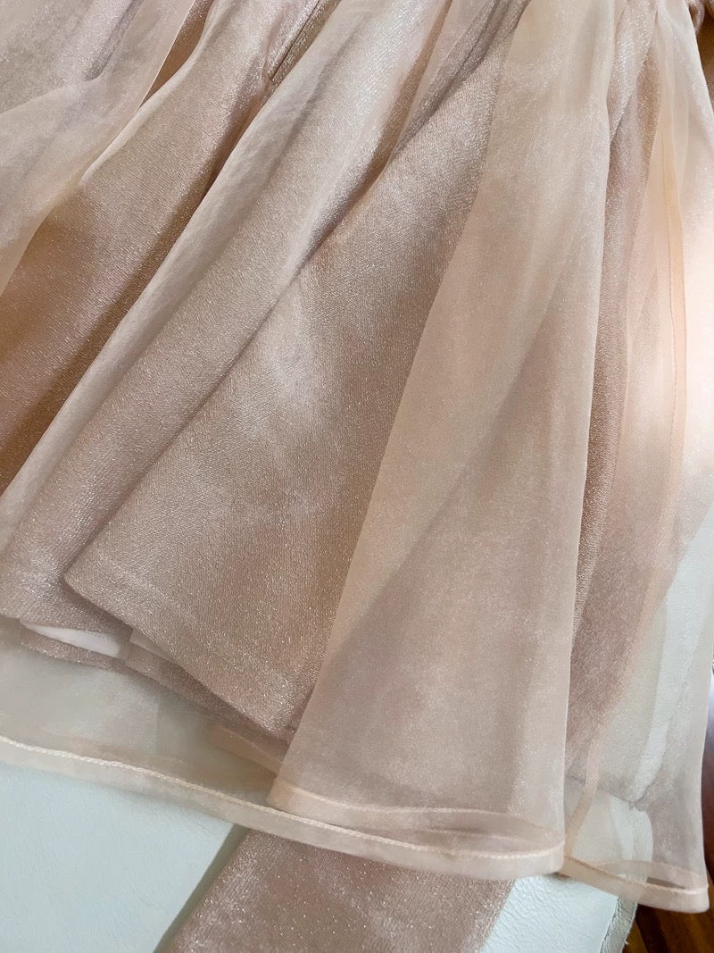 Trendy A-Linie trägerlos Champagner formales kurzes Homecoming-Kleid für die 8. Klasse Sommer Mittelschule Hoco Kleider Cocktailkleid Geburtstags-Outfits W963