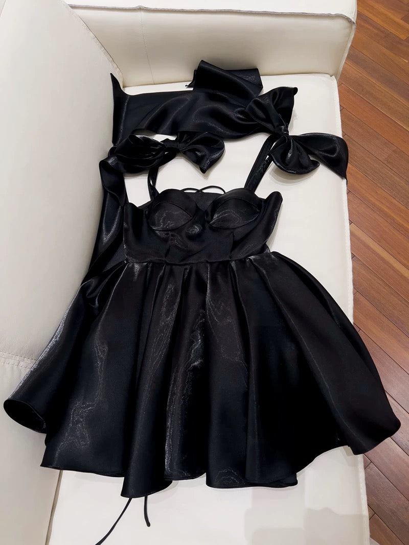 Sexy A Line Spaghetti Straps Sleeveless Formal Short 8th Grade Homecoming Dress Summer Middle School Hoco Dresses Birthday Outfits W978