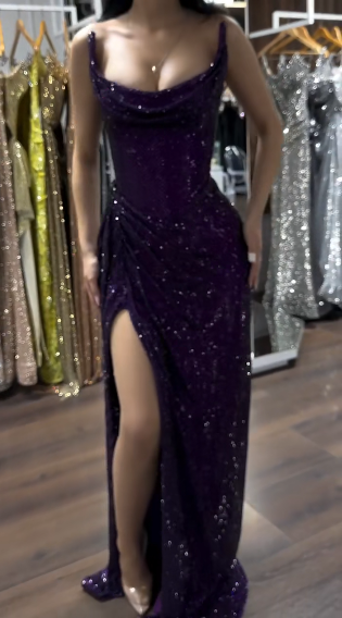 Robe de soirée longue noire à paillettes style sirène, sans bretelles, tenue d'anniversaire, de remise de diplôme, W992