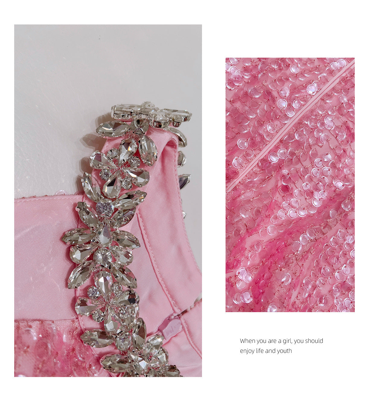 Unique Sheath Scoop Pink Sequin Short Mini Formal 8th Grade Homecoming Dresses Middle School Short Cocktail Dress Hoco Outfits DH2100