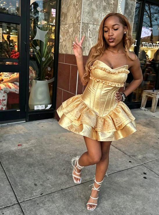 Unique Ball Gown Sweetheart Pink Satin Lace Short Formal 8th Grade Homecoming Dresses Middle School Cocktail Dress Hoco Outfits Inspo DH2604