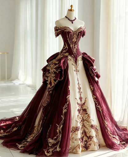 Simple A-Line Long Prom Dresses Applique Tulle Purple Quinceanera Dresses  Sleeveless Sweet 16 Dress DP04625