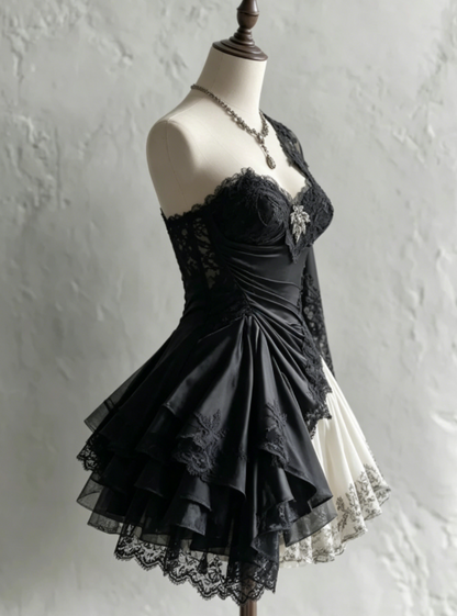 Süßes Ballkleid Spaghettiträger Silbergrau Mini Kurzes Formales Homecoming-Kleid Party Kurzes Ballkleid Hoco Kleider DH2684