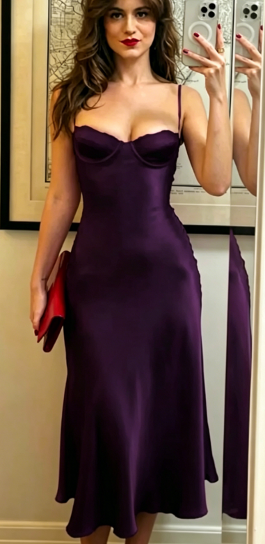 Robe fourreau rouge à bretelles spaghetti, tenue d'été, longueur thé, tenue de vacances, tenue Hoco, 18e anniversaire, robes de cocktail DP2108