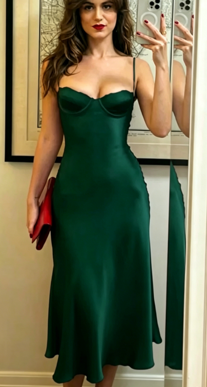 Robe fourreau rouge à bretelles spaghetti, tenue d'été, longueur thé, tenue de vacances, tenue Hoco, 18e anniversaire, robes de cocktail DP2108