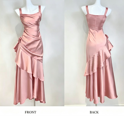 Süßes Ballkleid Spaghettiträger Silbergrau Mini Kurzes Formales Homecoming-Kleid Party Kurzes Ballkleid Hoco Kleider DH2684