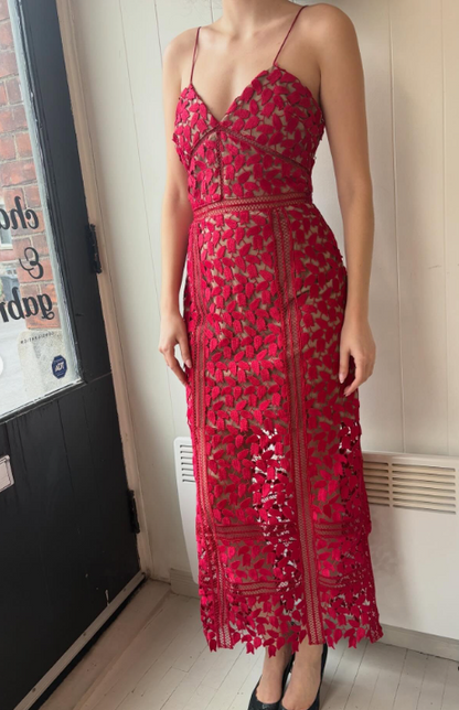 Edle Etuikleider mit Spaghettiträgern, rote Spitze, Ballkleider für Hochzeitsgäste, Sommerkleider, Outfits für Hochzeitsgäste, DP748