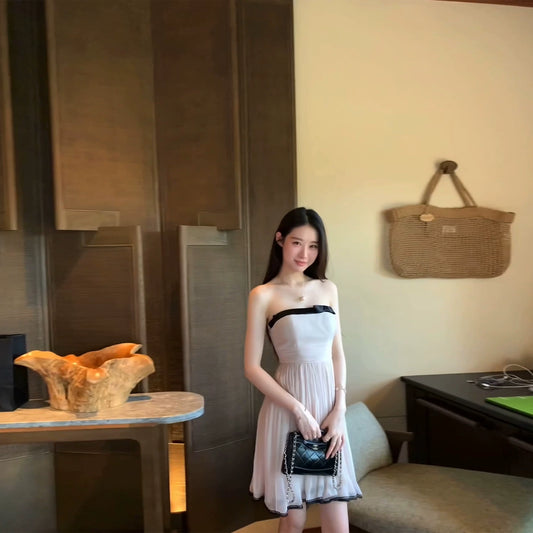 White Women Dress S964