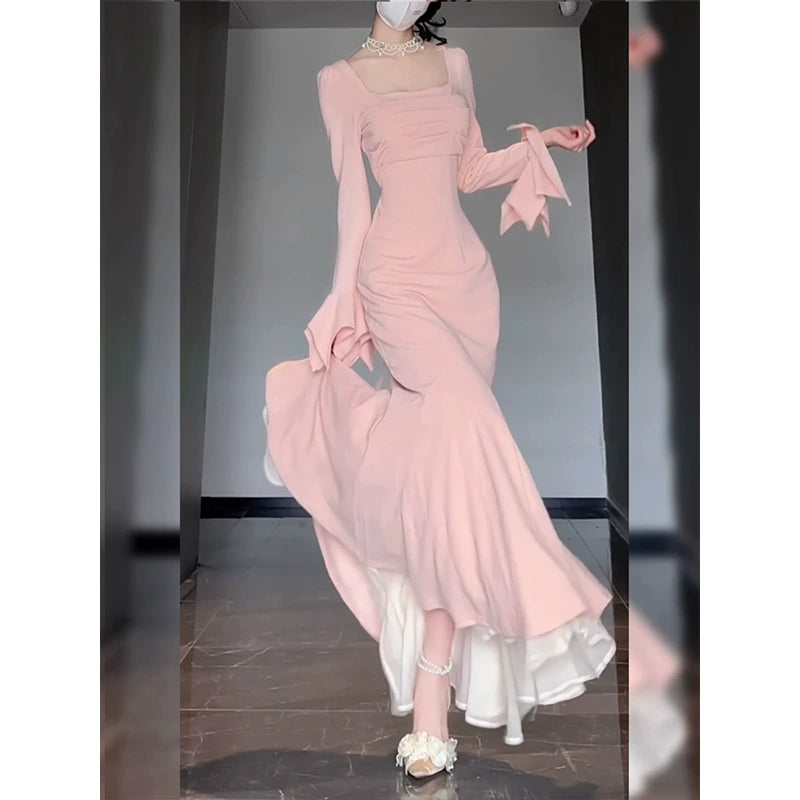 Rosa Damenkleid S989