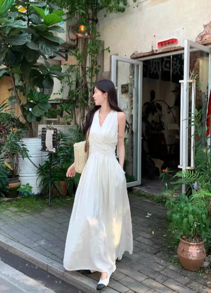 Robe blanche tendance S834