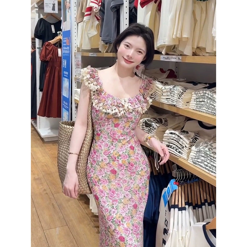Modisches Blumenkleid S777