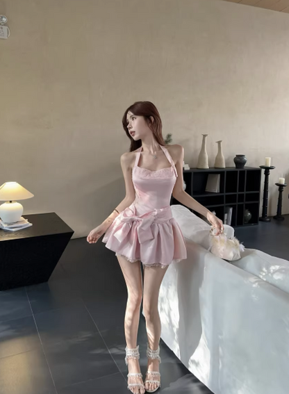 Robe rose tendance S849