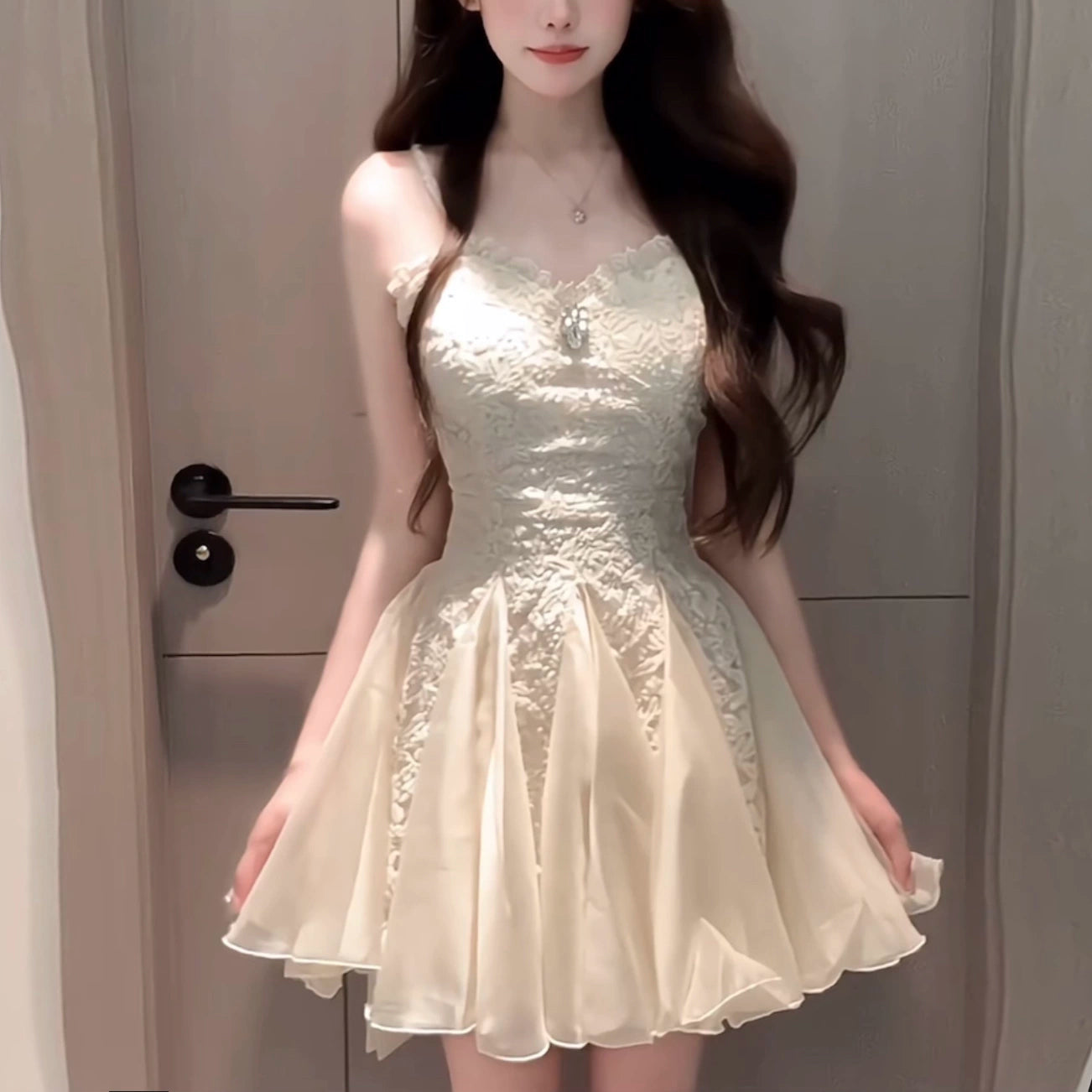 Robe abricot tendance S888