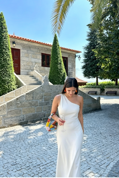 Bescheidene A-Linie One-Shoulder-Satin-Grün-Ballkleider Formale Sommer-Frühlings-Hochzeitsgastkleider Hochzeitsgast-Outfit W0188