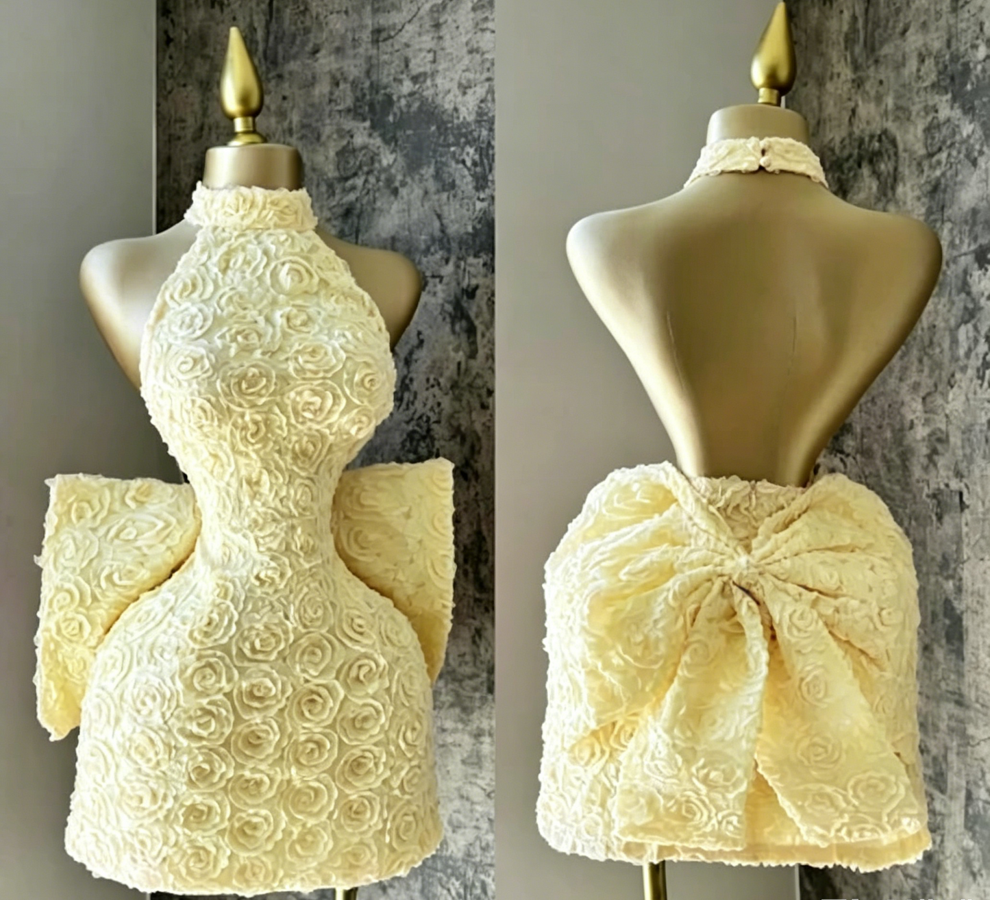 Jolie robe fourreau à col haut et motif floral rose pour 16e anniversaire, tenue d'été Hoco, mini, tenue de cocktail pour 21e anniversaire, pour femme, W0568