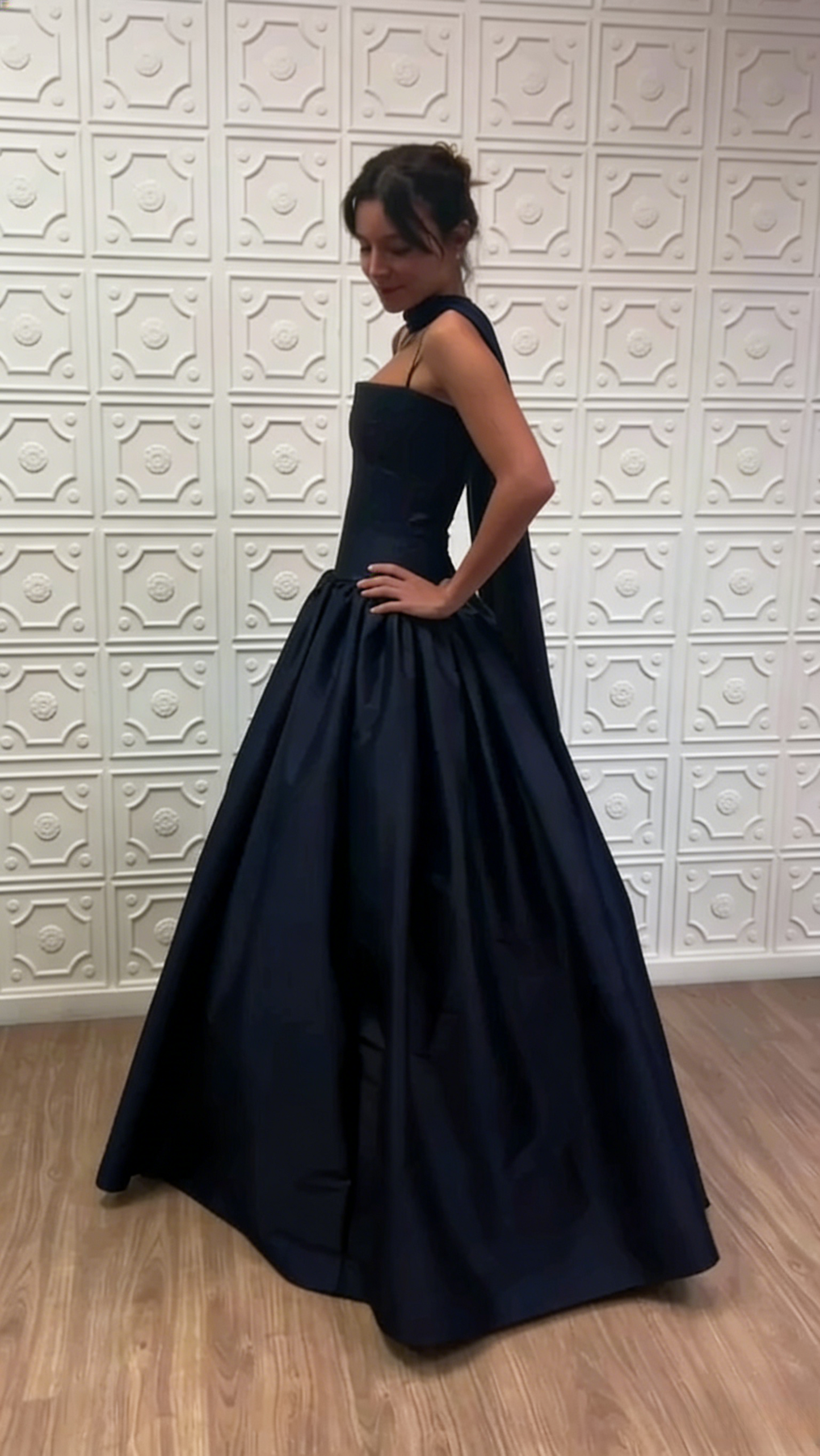Elegantes Ballkleid Trägerlos Ärmellos Braun Formelles Langes Abschlussballkleid Sommer Hochzeitsgastkleid Brautgästekleider Hochzeitsoutfits für Gäste W1072