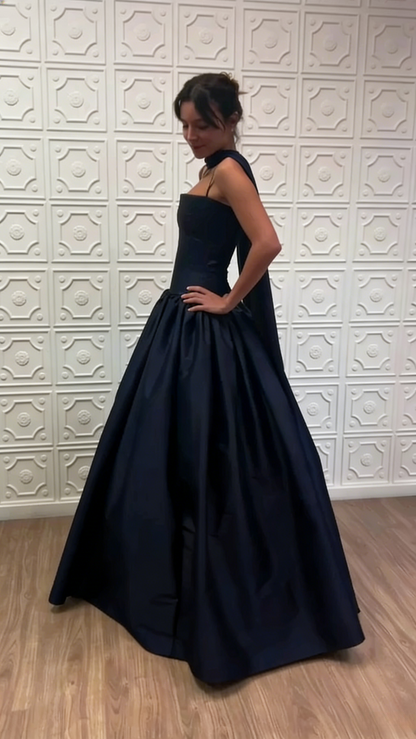 Elegantes Ballkleid Trägerlos Ärmellos Braun Formelles Langes Abschlussballkleid Sommer Hochzeitsgastkleid Brautgästekleider Hochzeitsoutfits für Gäste W1072